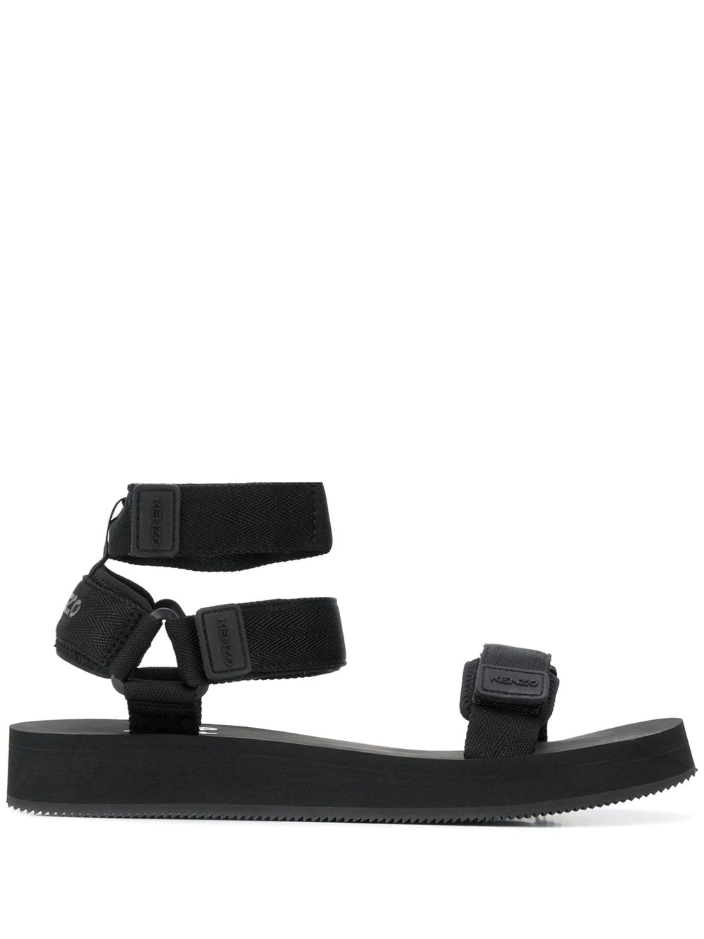 cross logo chunky sandals - 1