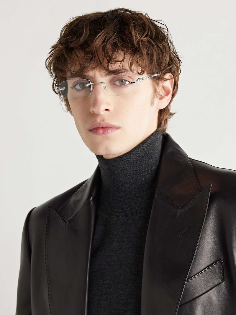 Cartier Frameless Silver-Tone Optical Glasses outlook
