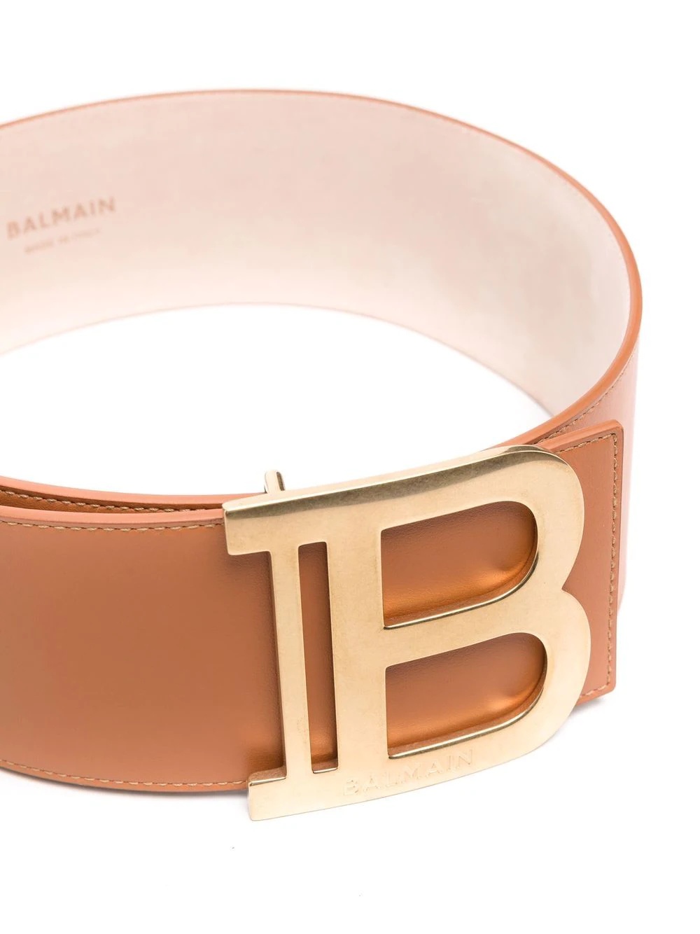 logo-buckle belt - 2