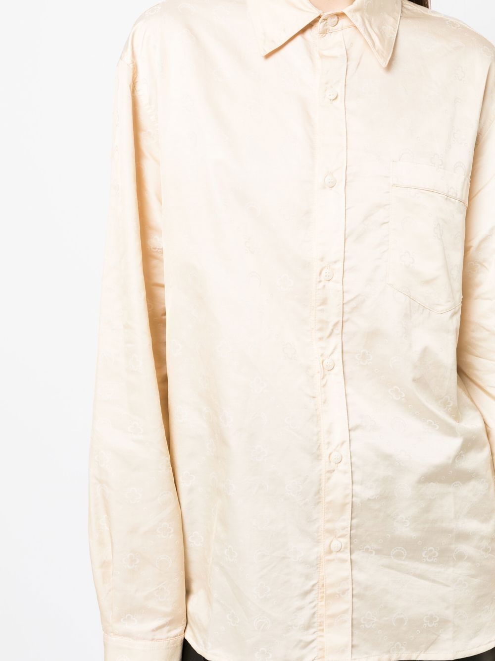 all-over logo-print shirt - 5