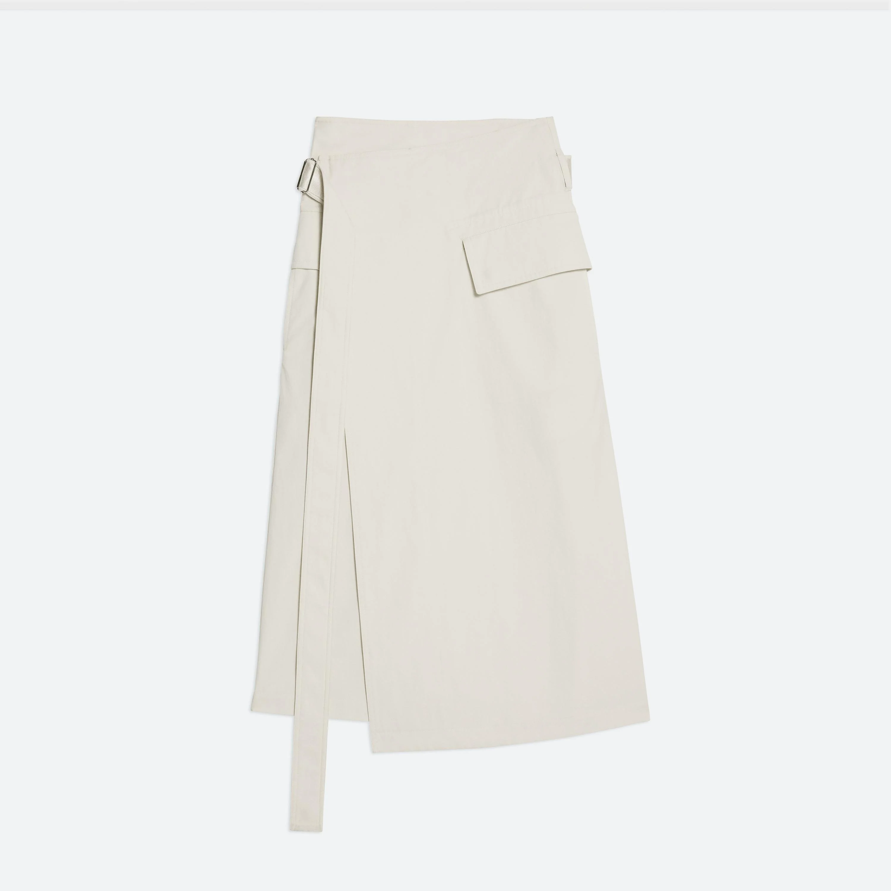 TRENCH WRAP SKIRT - 1