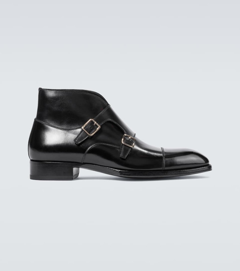 Sutherland double monk strap shoes - 1