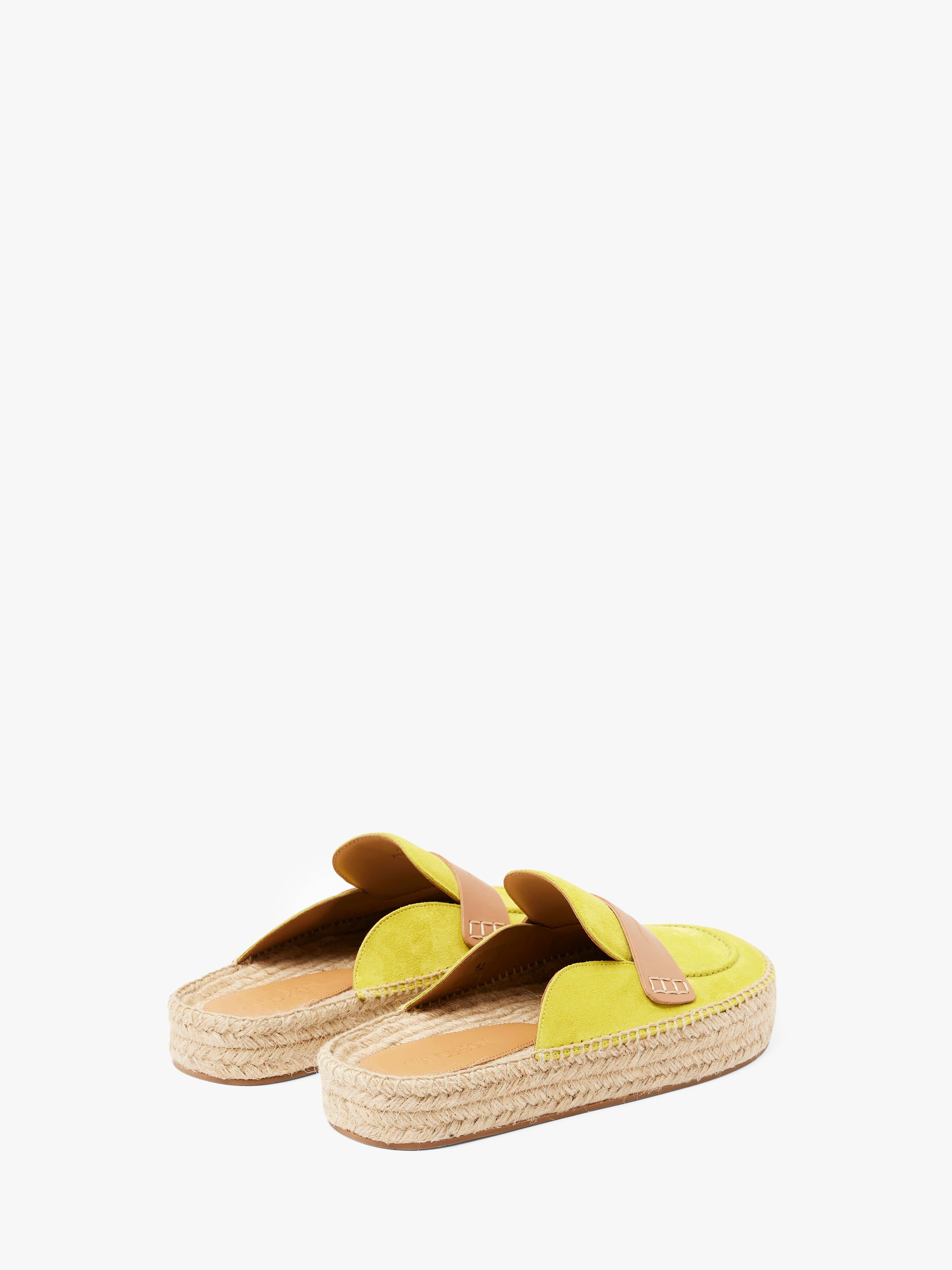 SUEDE ESPADRILLE LOAFER MULES - 3