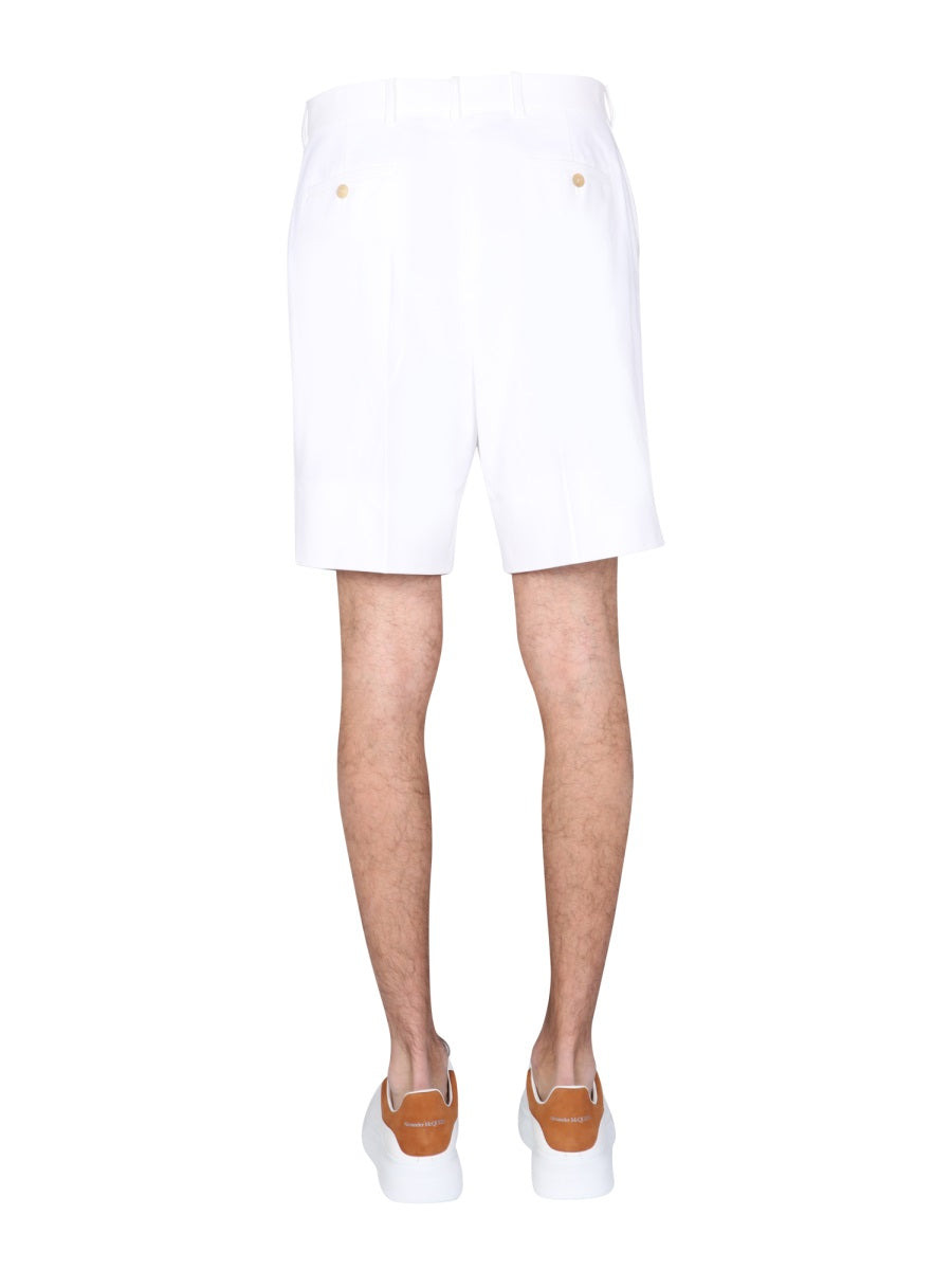 Alexander Mcqueen Men Tailored Bermudas - 4
