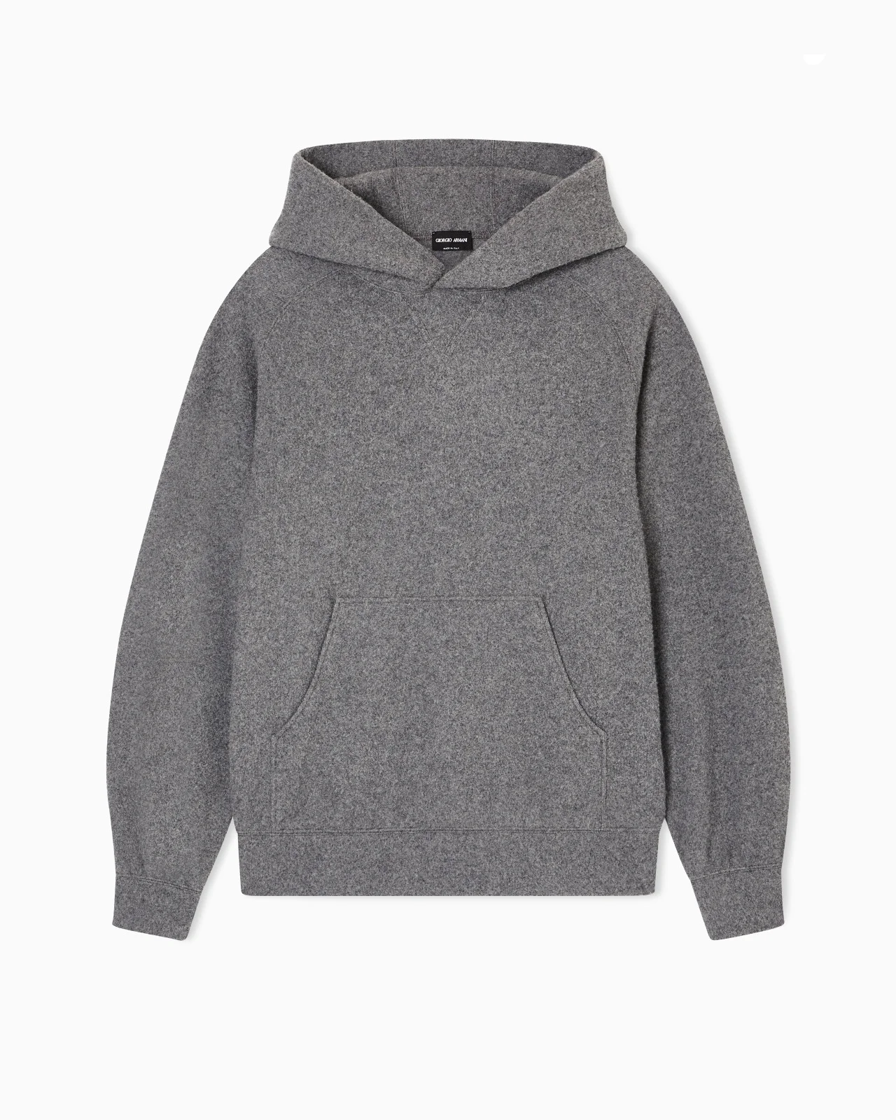 HOODED SWEATSHIRT IN CASHMERE FLEECE - 1