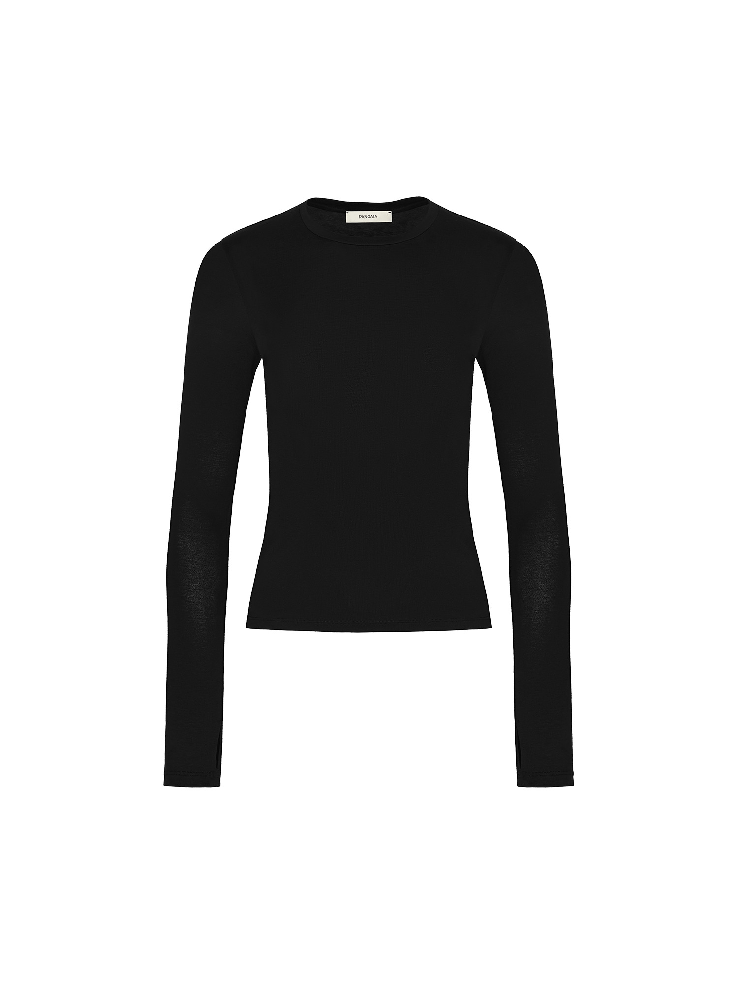 Women's 365 Cotton-Stretch Long-Sleeved Top - Black - 1
