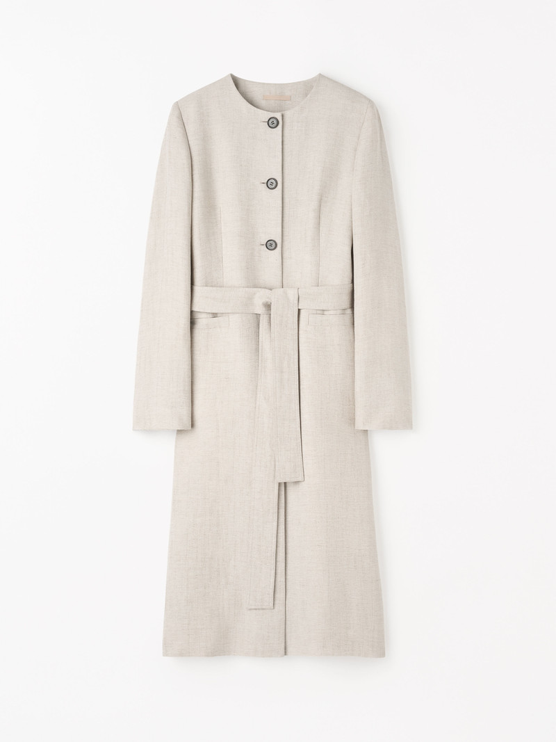 Alarias Cotton Linen Coat 1