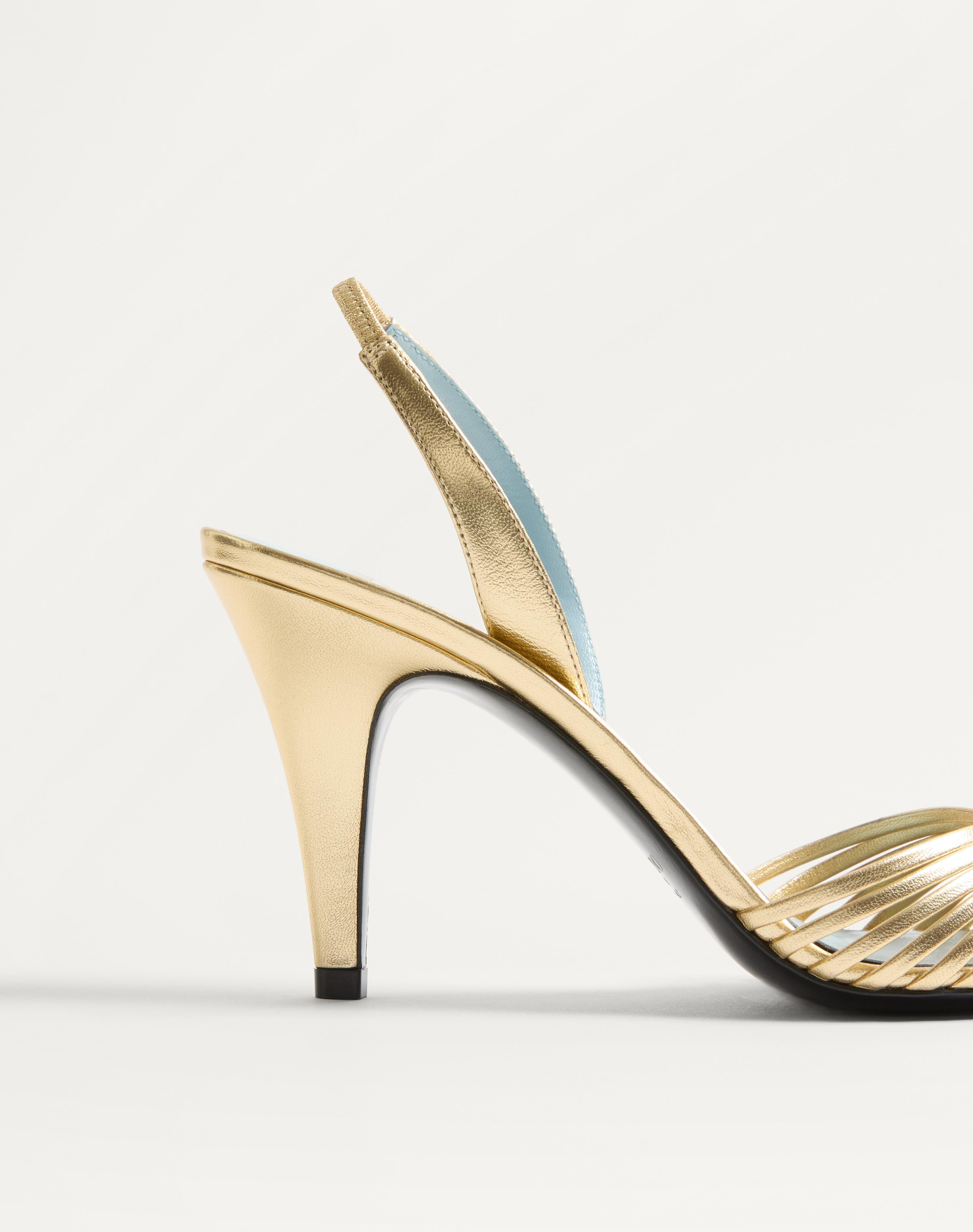 ROYAL SANDAL IN LAMINATED NAPPA 85MM - 7