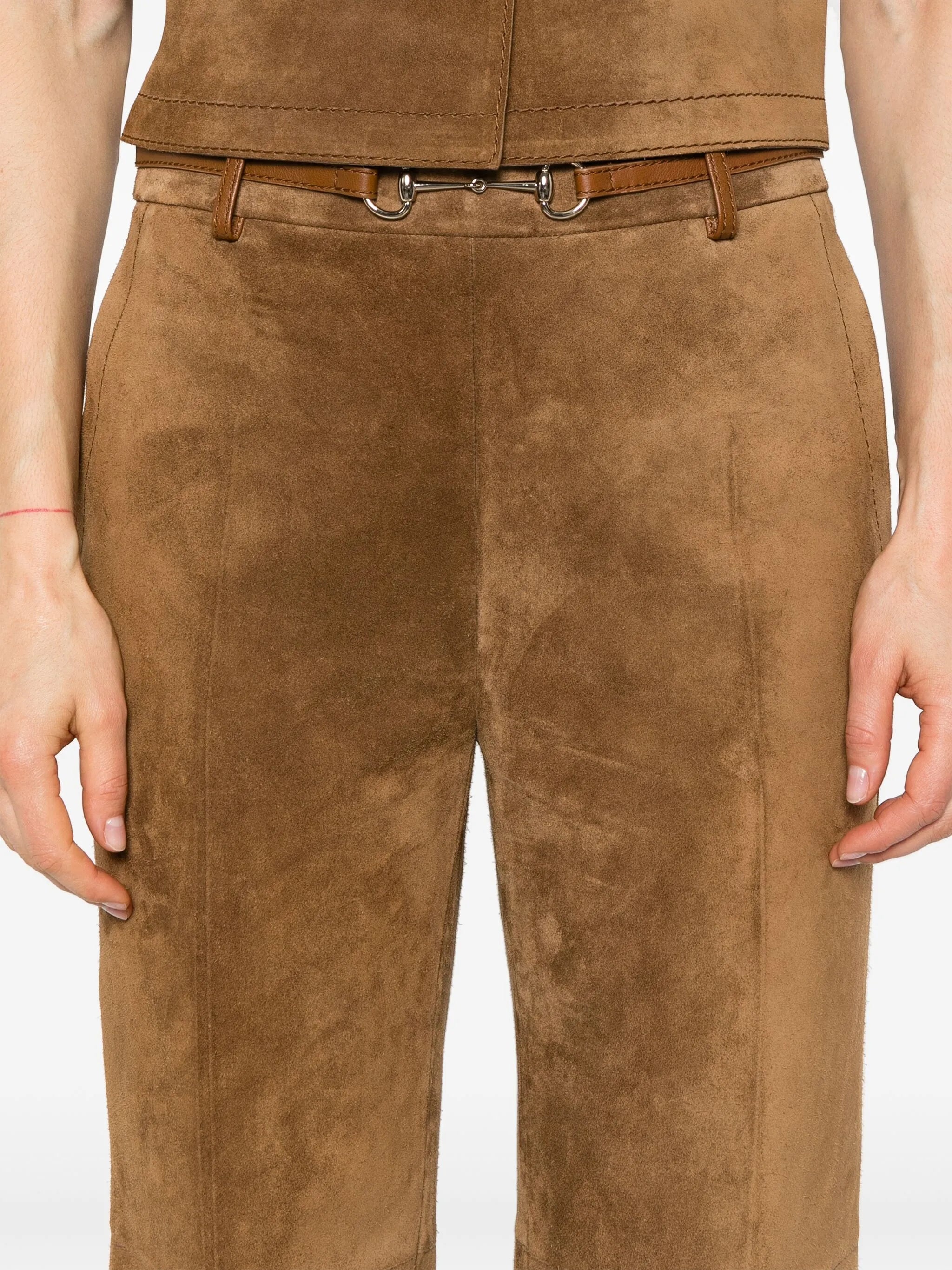 Horsebit-detail Trousers - 2