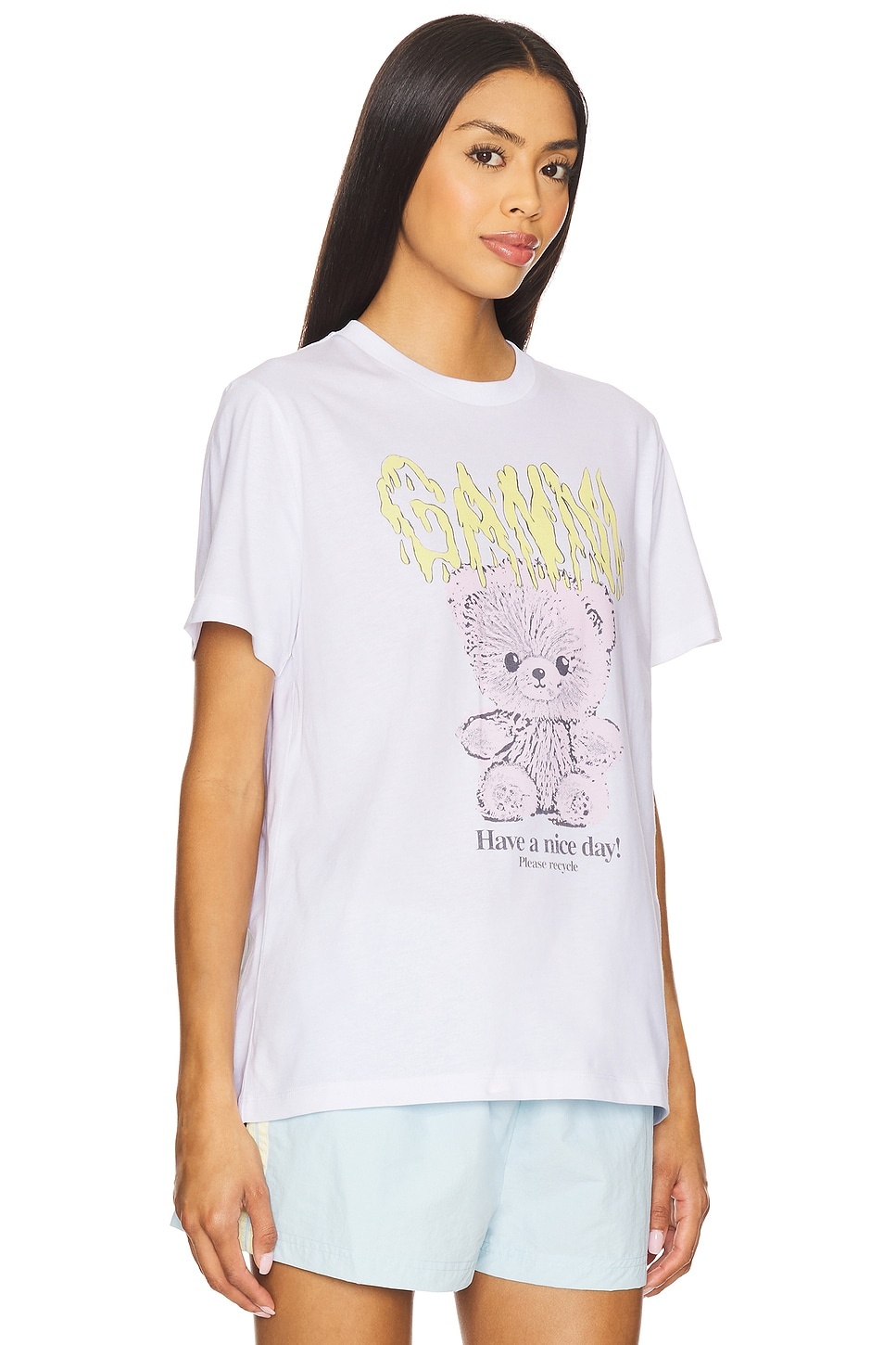 Basic Cotton Jersey Teddy Relaxed T-shirt - 2