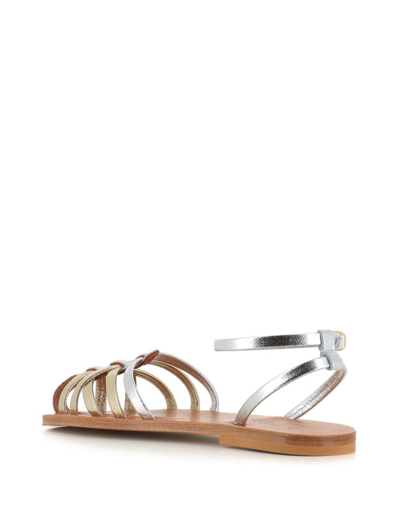 Caicea ankle-strap braided leather sandals 4