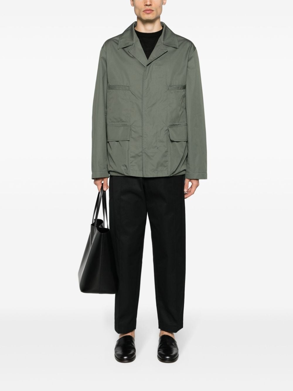button-down cargo jacket - 2