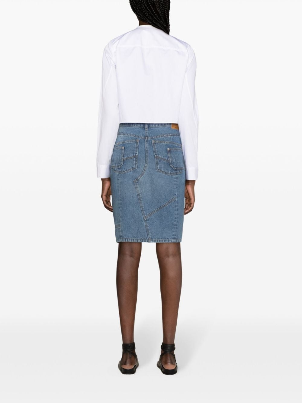 Jinko denim midi skirt - 4