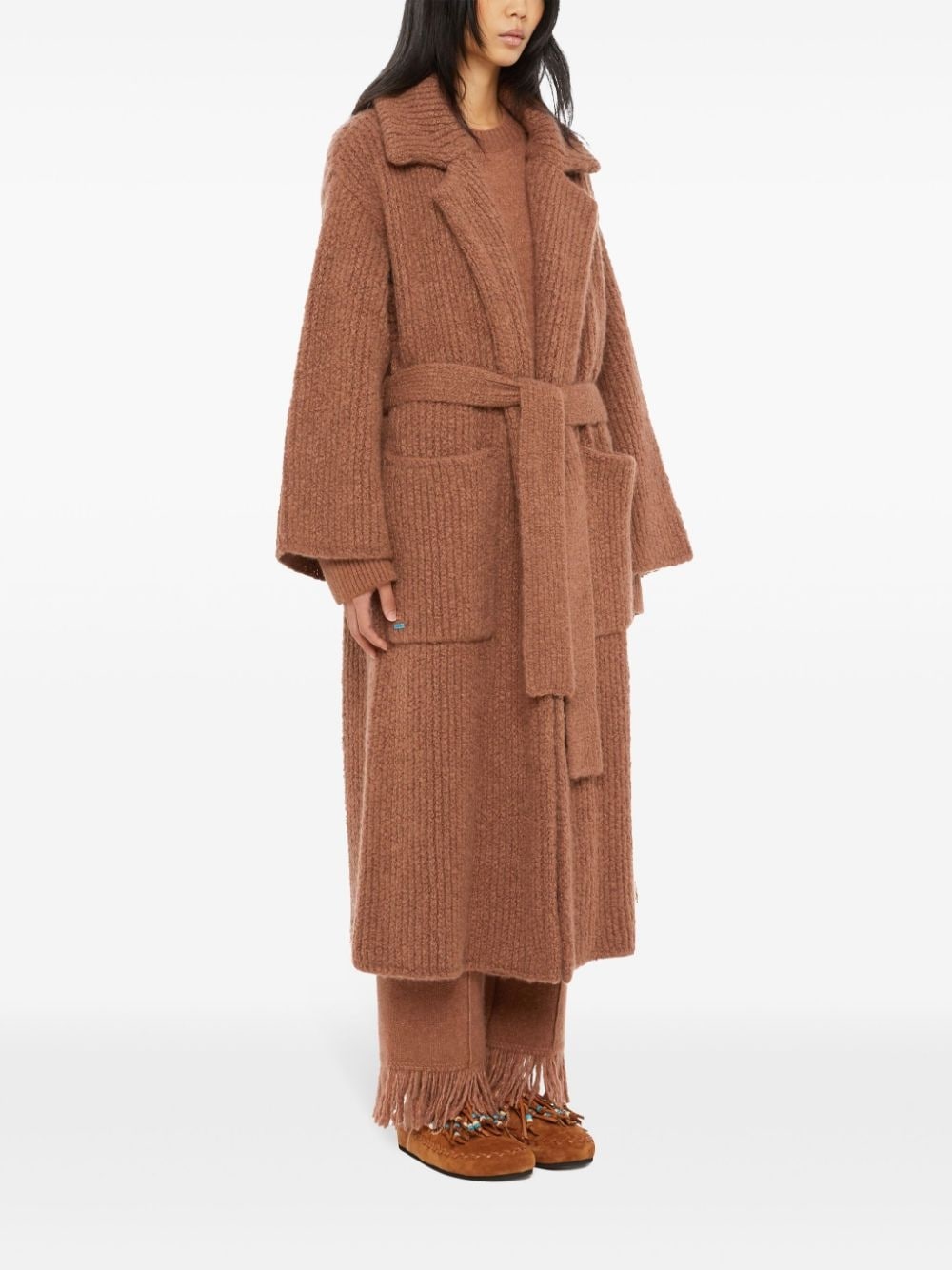 knitted robe coat - 4
