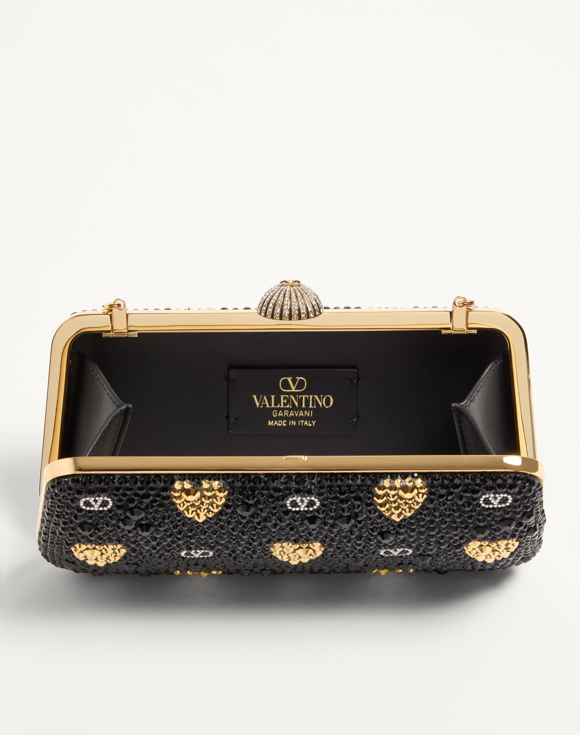 CARRY SECRETS MINAUDIERE WITH RHINESTONE COUR DE CŒUR MOTIF - 6