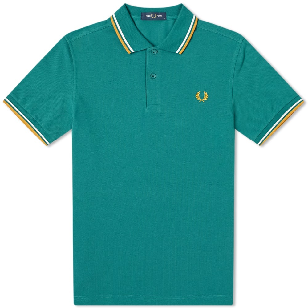 Fred Perry Authentic Slim Fit Twin Tipped Polo - 1