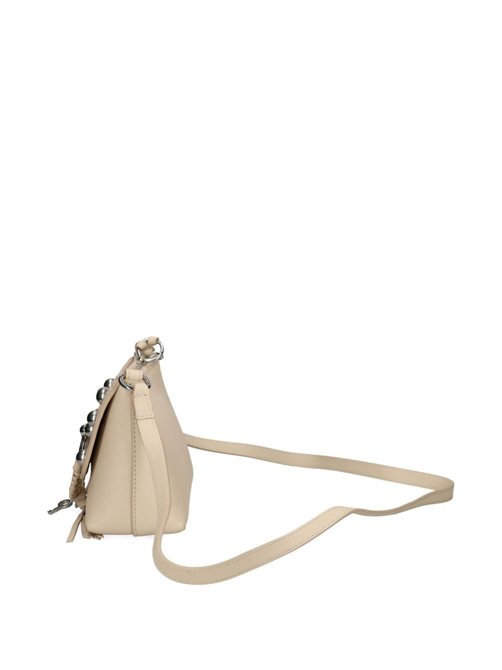 ring-detail studded cross body bag - 5