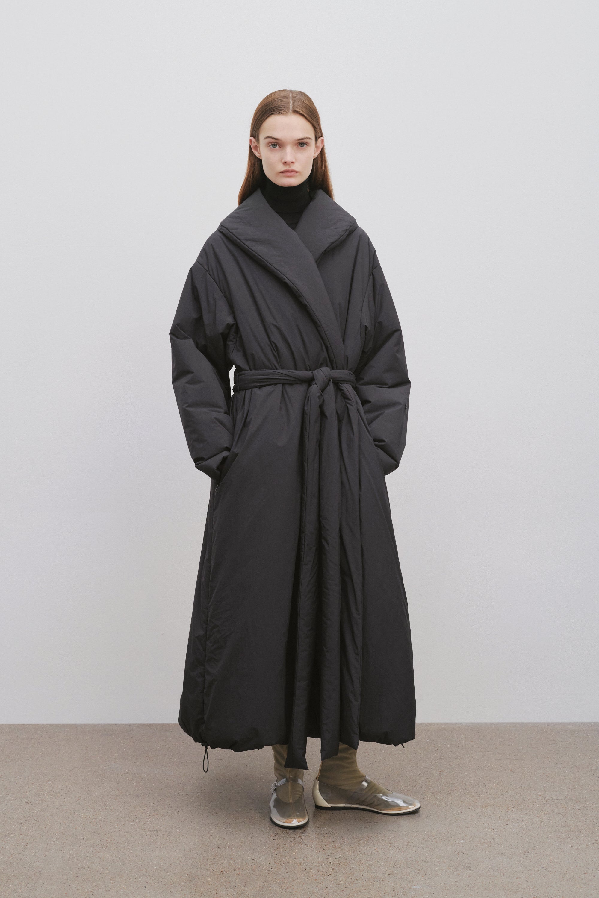 Francine Coat in Silk and Nylon - 4