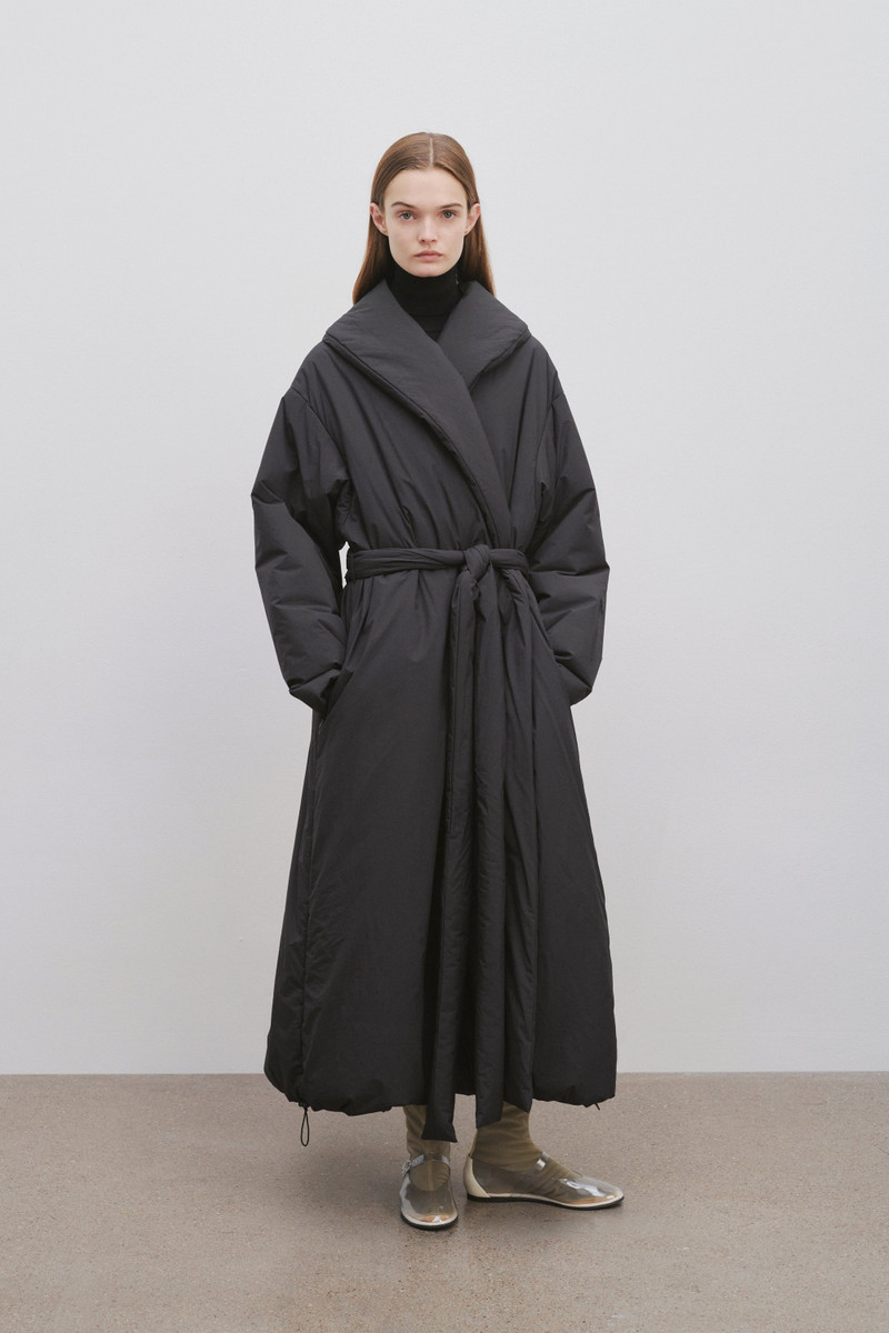 Francine Coat in Silk and Nylon 4