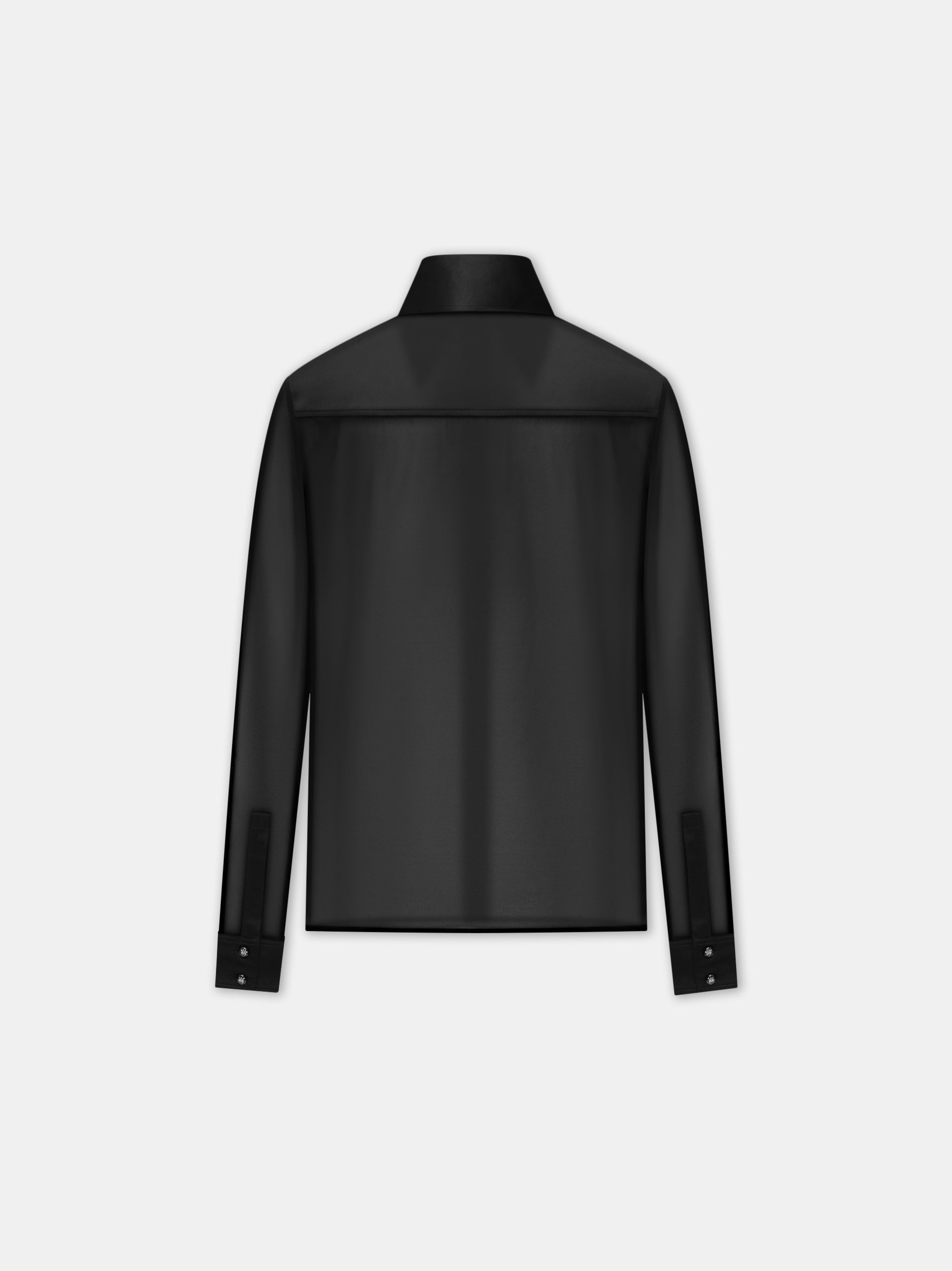 WOMEN'S CHIFFON LONG SLEEVE SHIRT - 3
