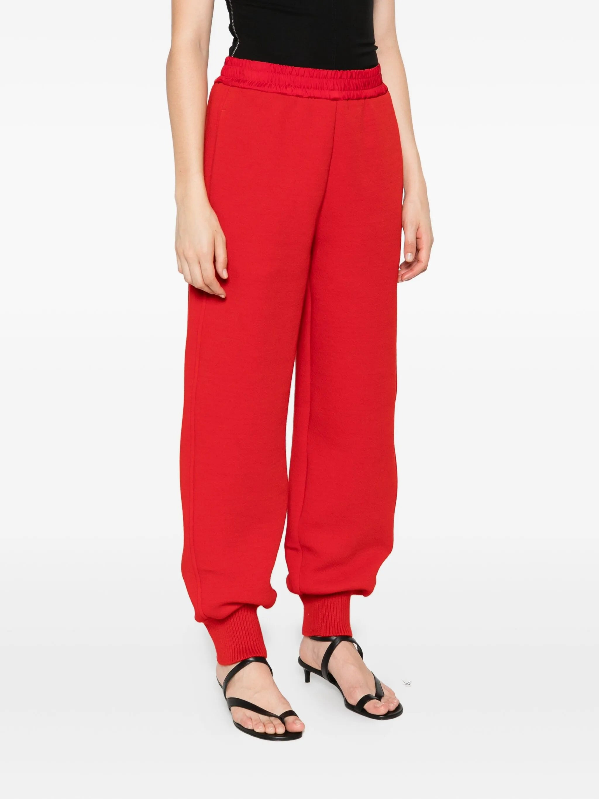 elasticated track pants - 3