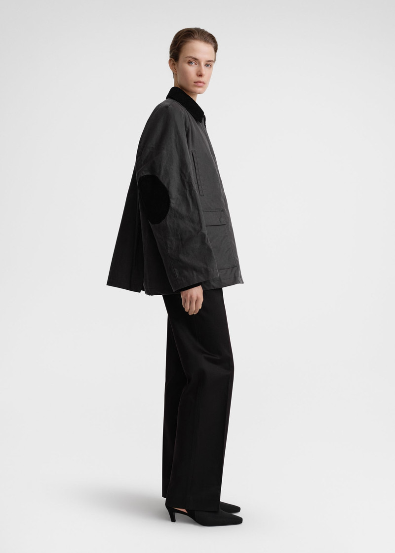 Country jacket washed black 3