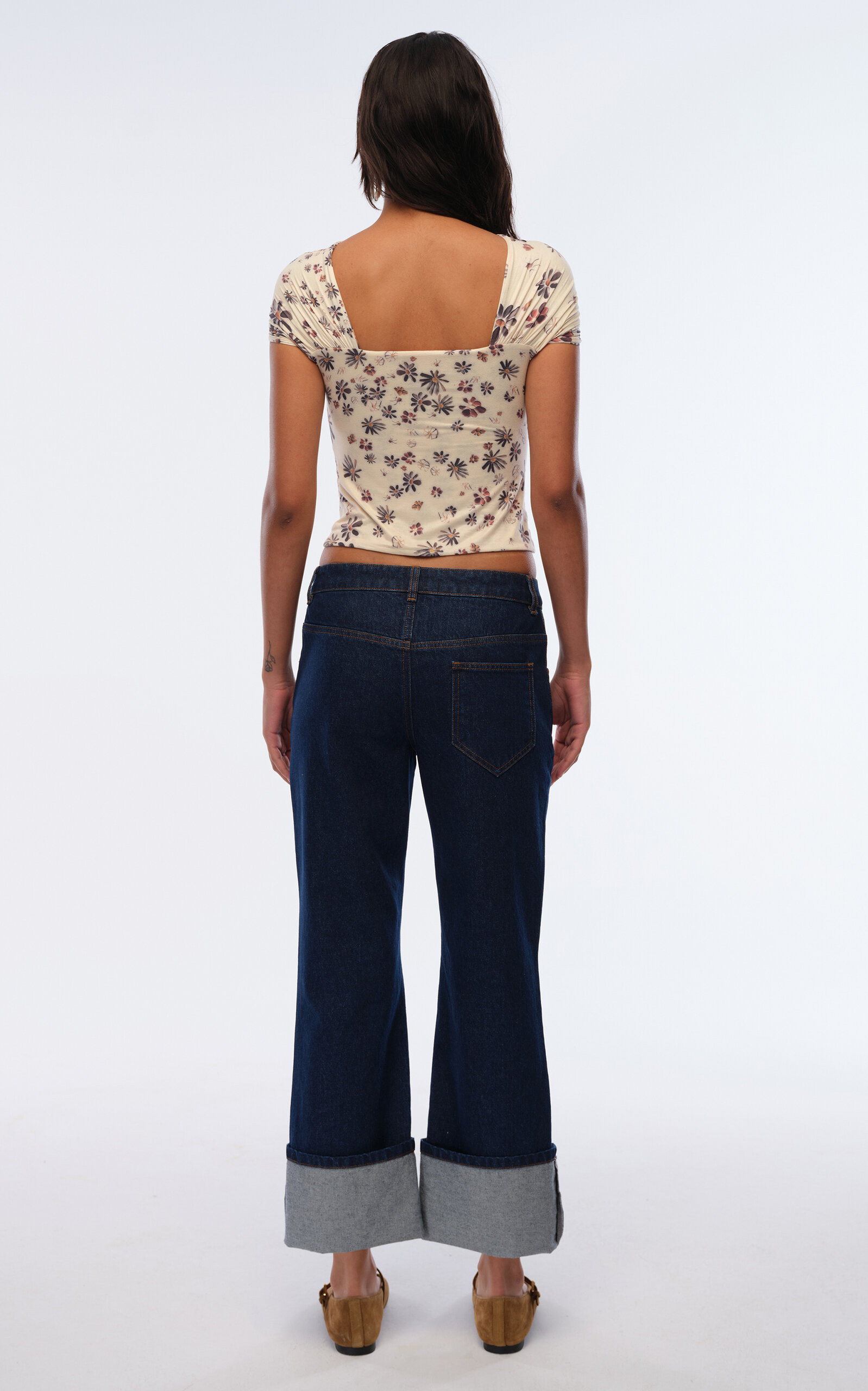 Chiler Cutout Jersey Top multi - 2