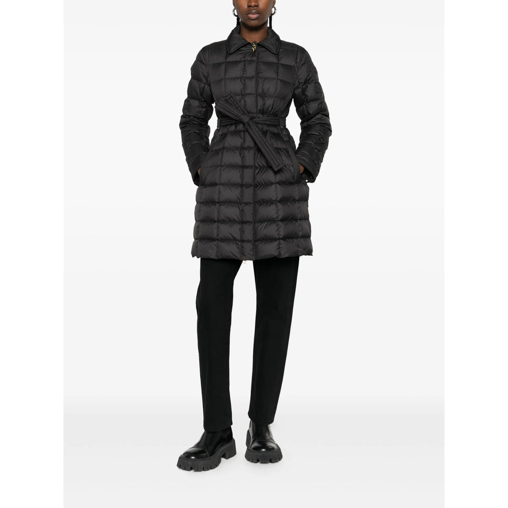 Moncler Black Coats - Single Breasted Coats Women - 5