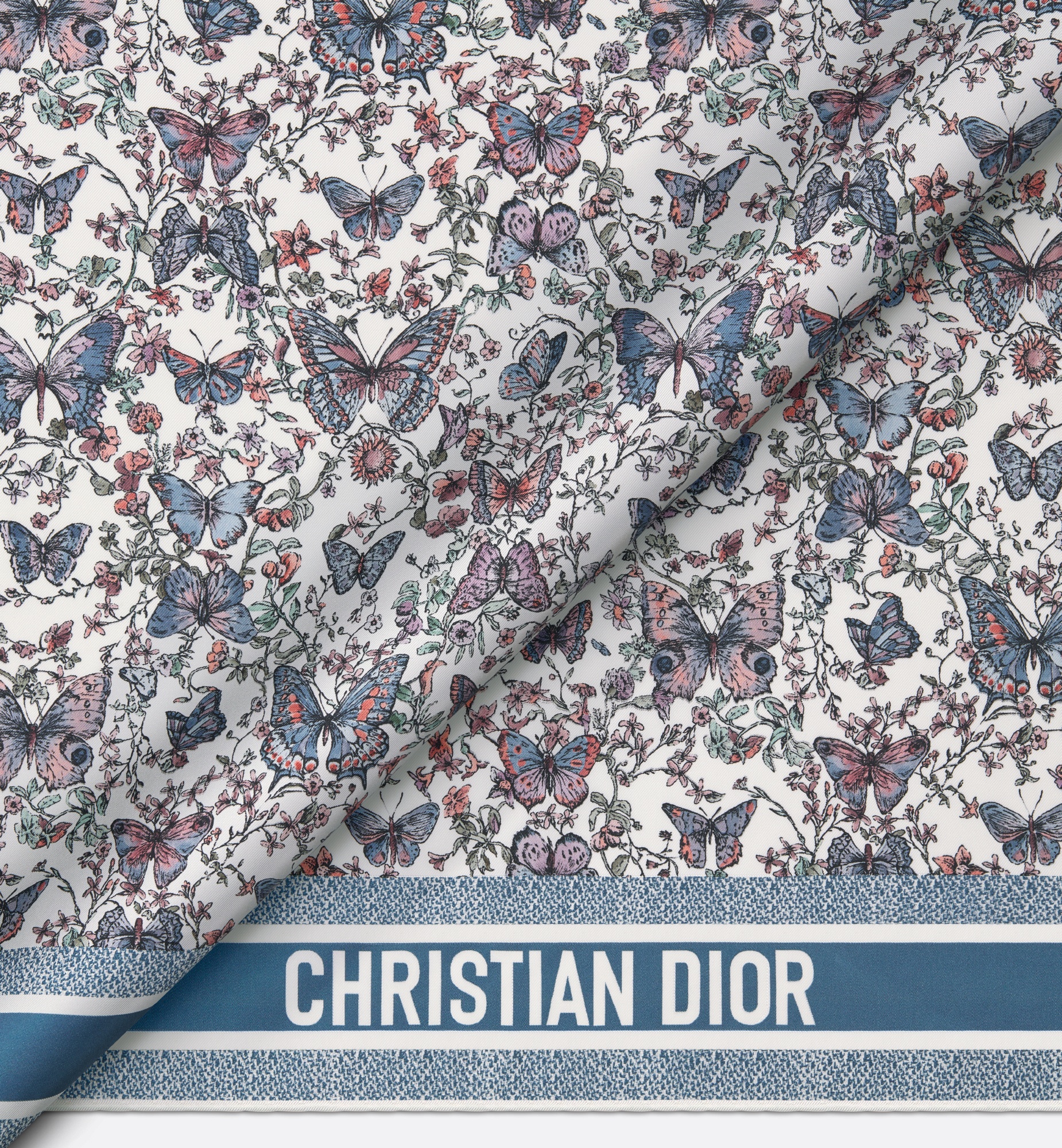 Toile de Jouy Papillon 70 Square Scarf - 3