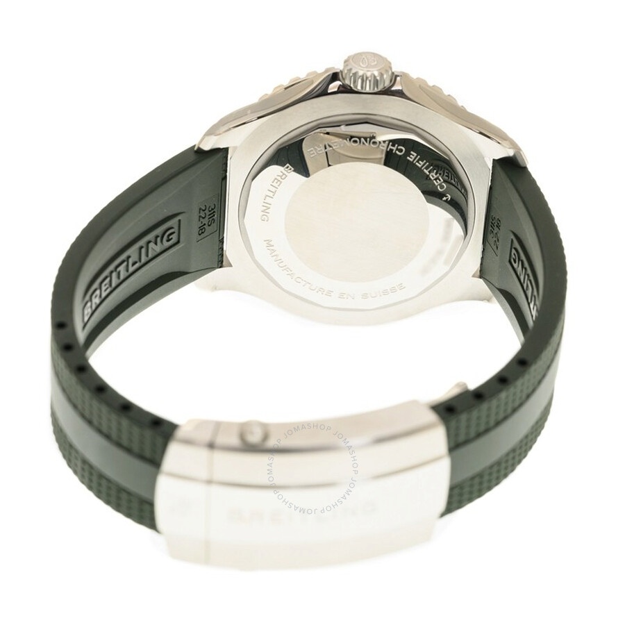 Breitling Superocean Automatic Chronometer Green Dial Men's Watch A17376A31L1S1 - 4