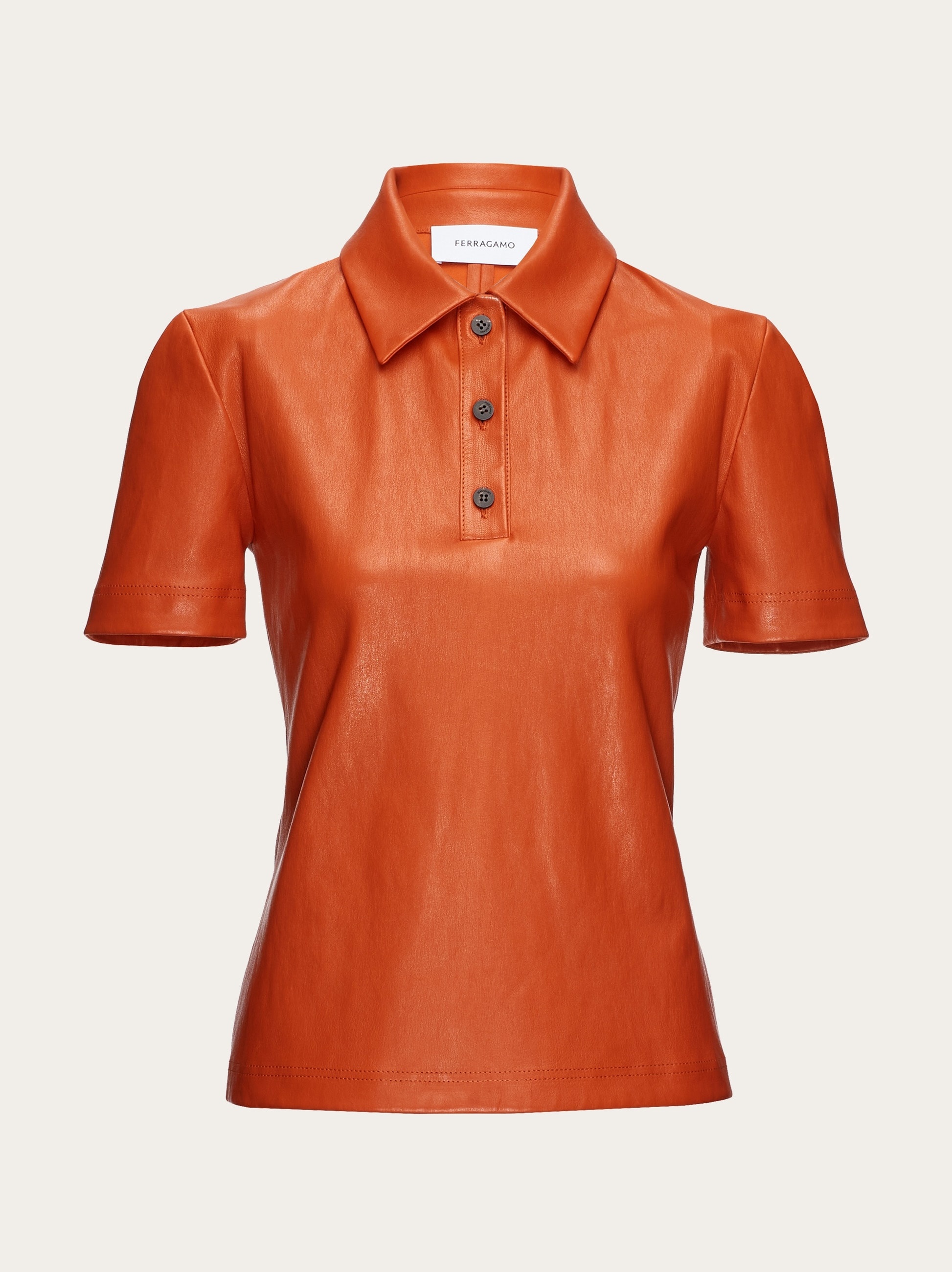 Nappa polo shirt - 1