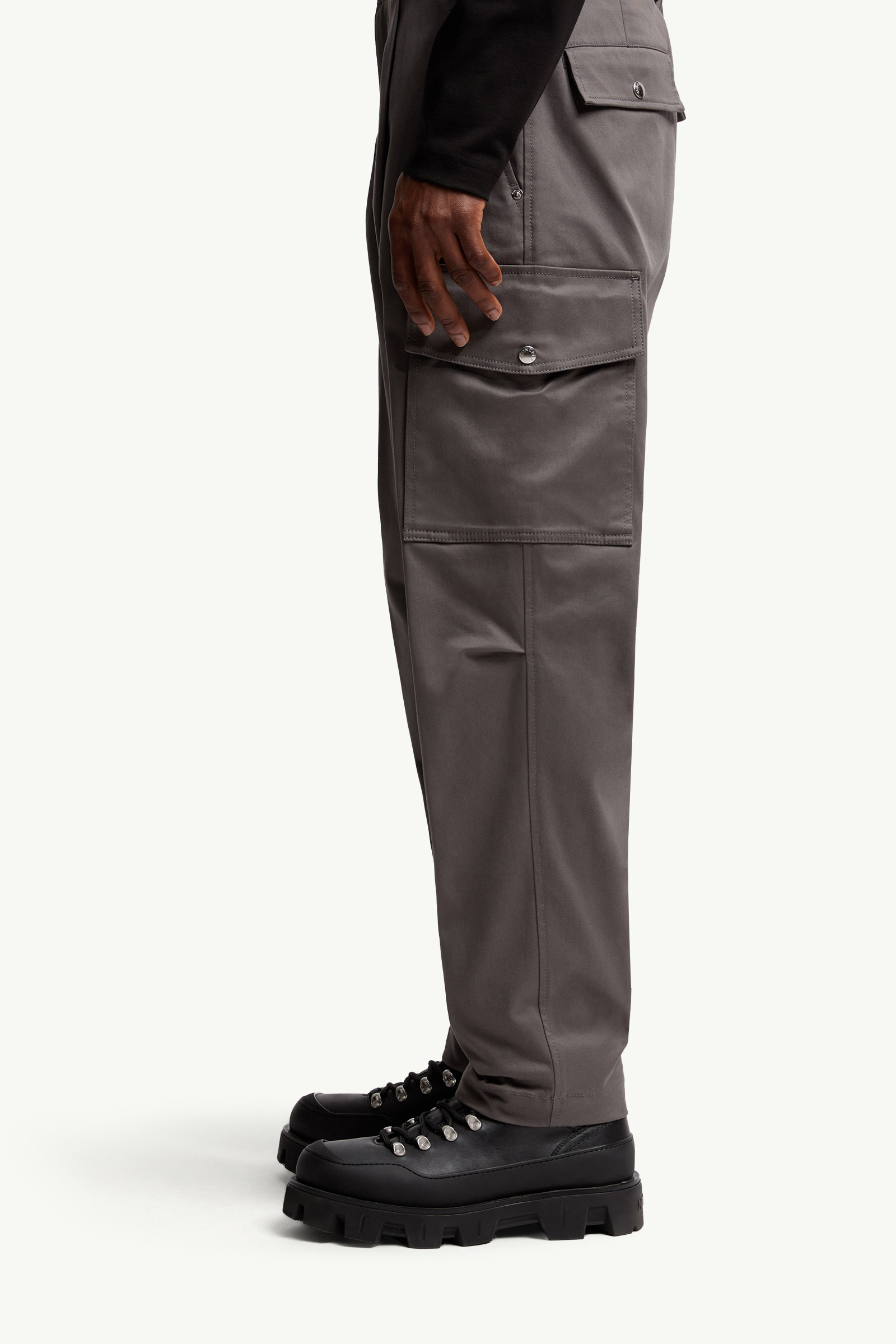 Cotton Gabardine Cargo Pants - 4