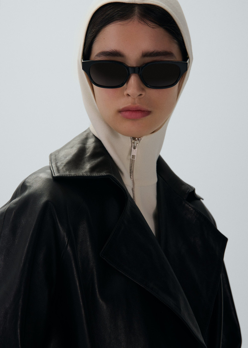 MAGDA BUTRYM Half zip hoodie in cream outlook