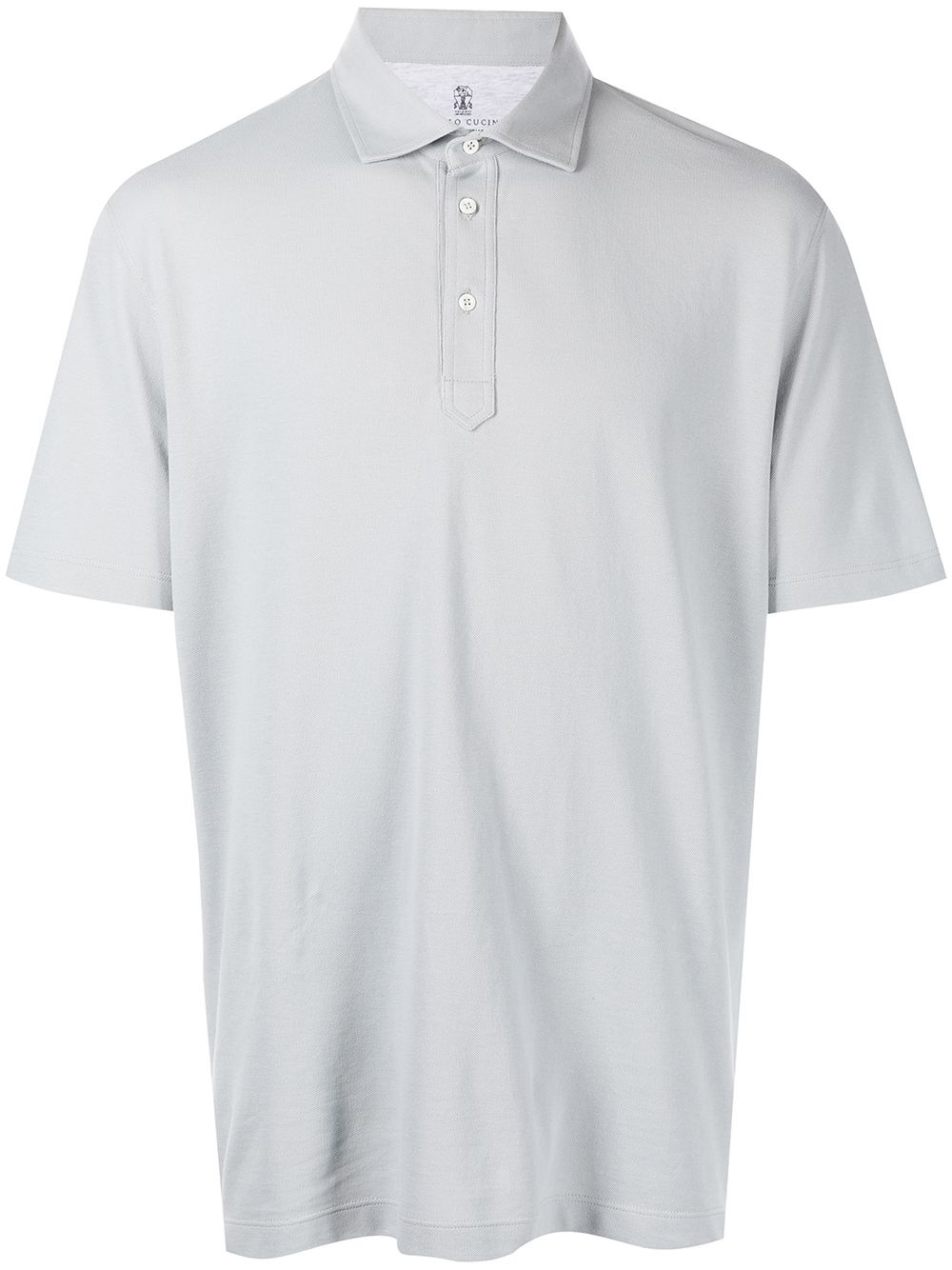 shortsleeved cotton polo shirt - 2