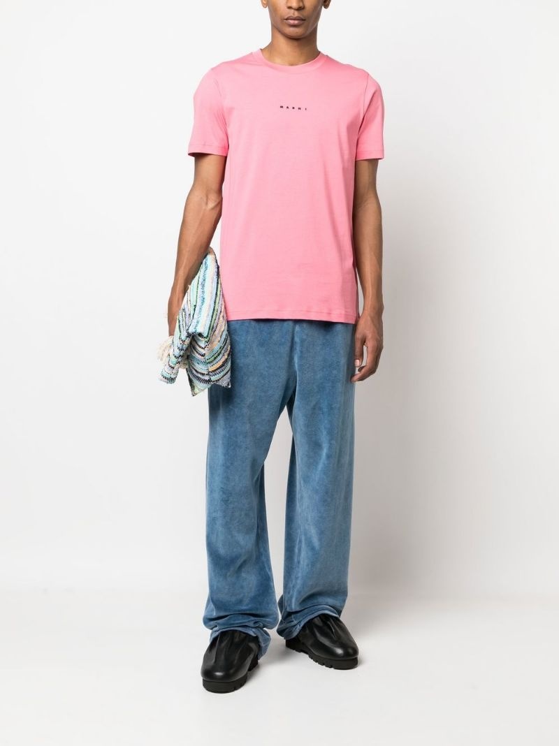 logo-print cotton T-shirt - 2