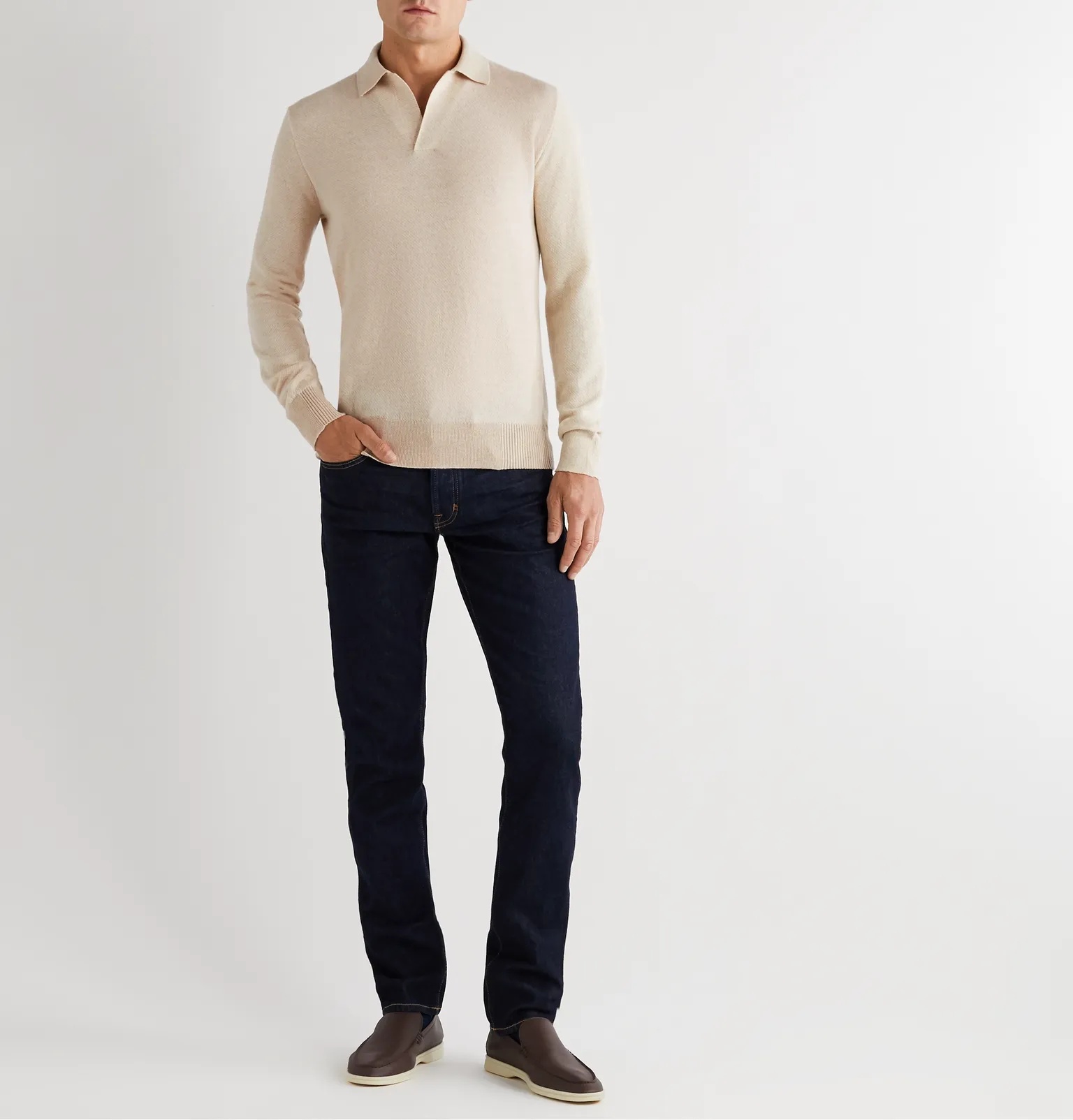 Roadster Slim-Fit Cashmere Polo Shirt - 2