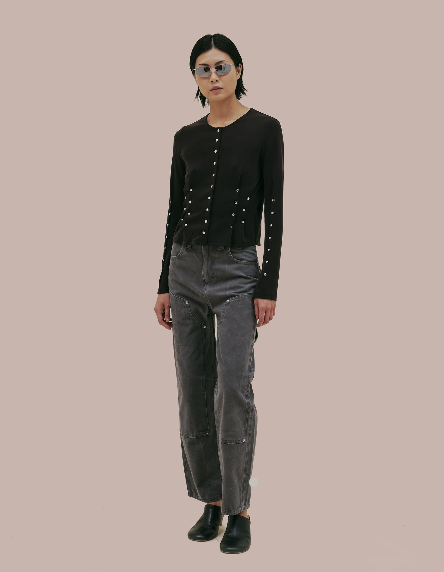 DOUBLE KNEE BAGGY JEAN - 5