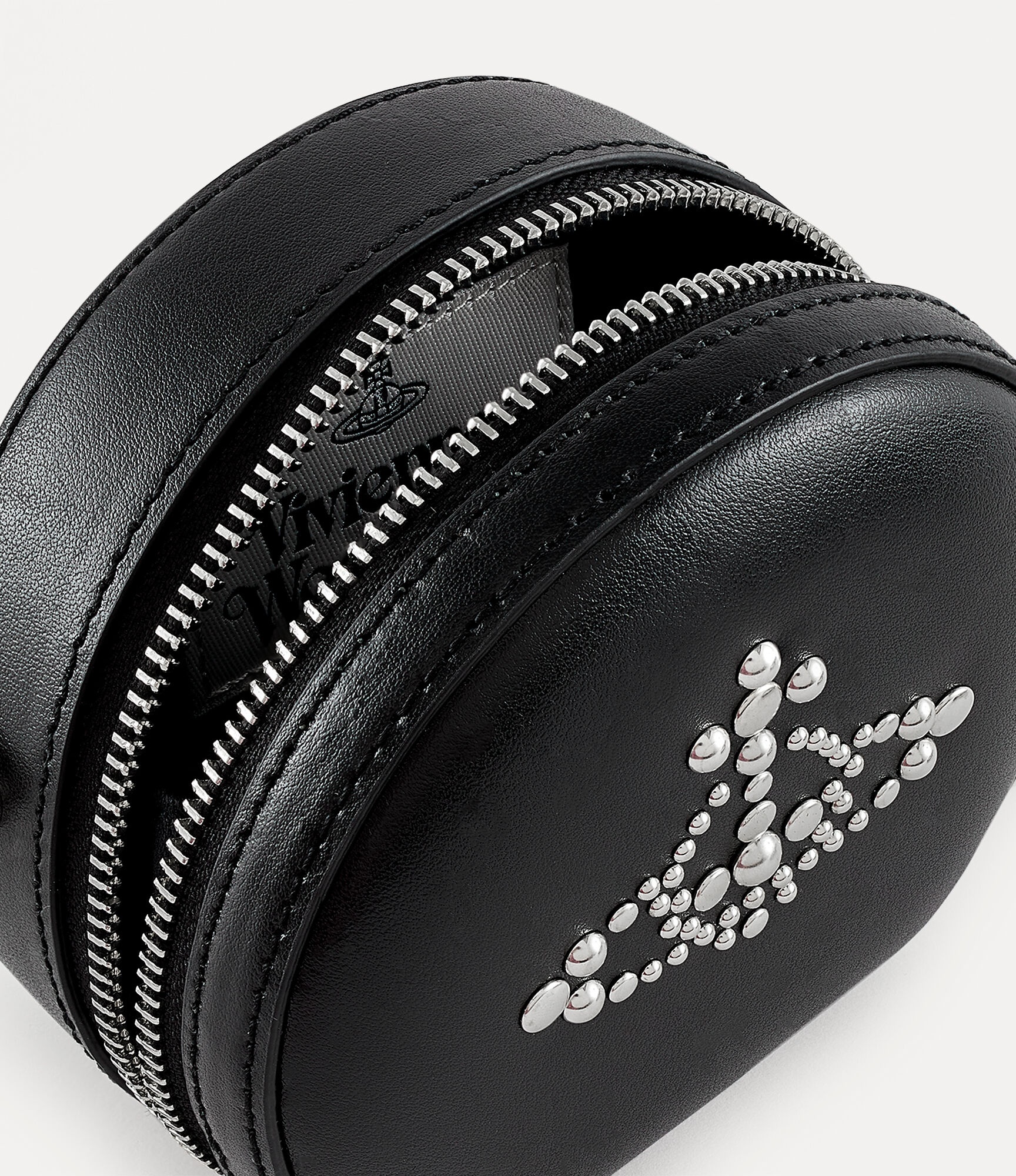 STUDS MINI ROUND CROSSBODY BAG - 3