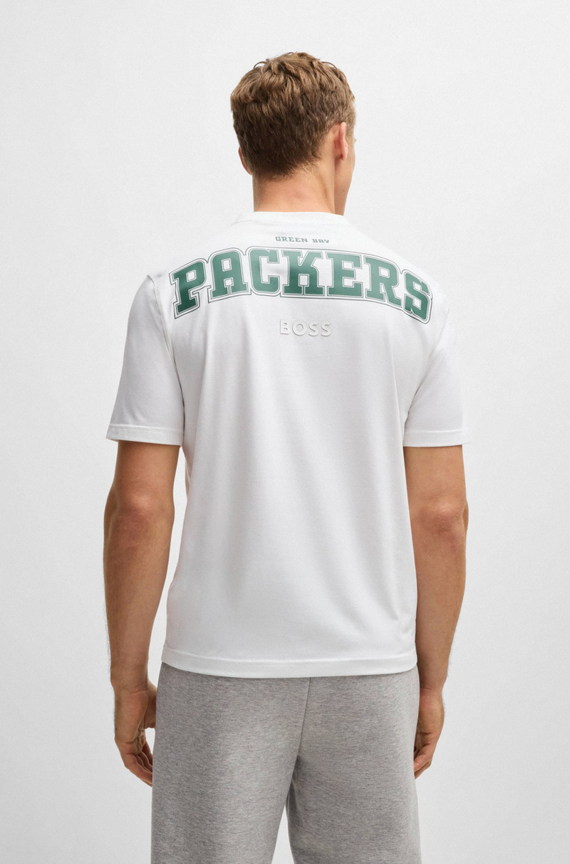 BOSS X NFL STRETCH-COTTON T-SHIRT WITH SPECIAL BRANDING 5