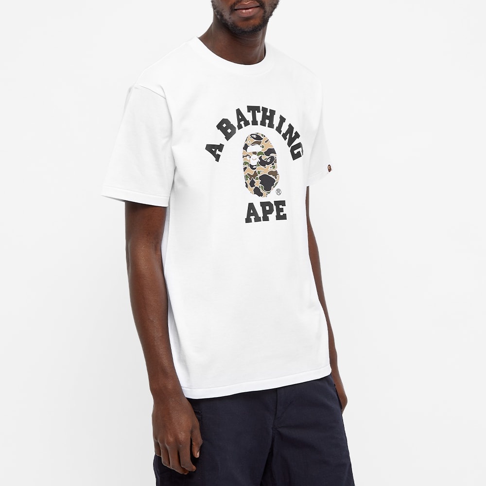 A Bathing Ape STA Camo College Tee - 3