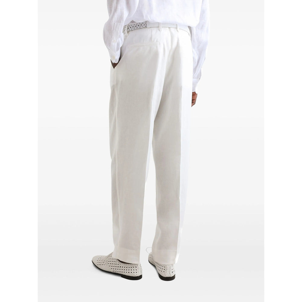 Dolce & Gabbana White Trousers - Tailored Trousers Men - 2