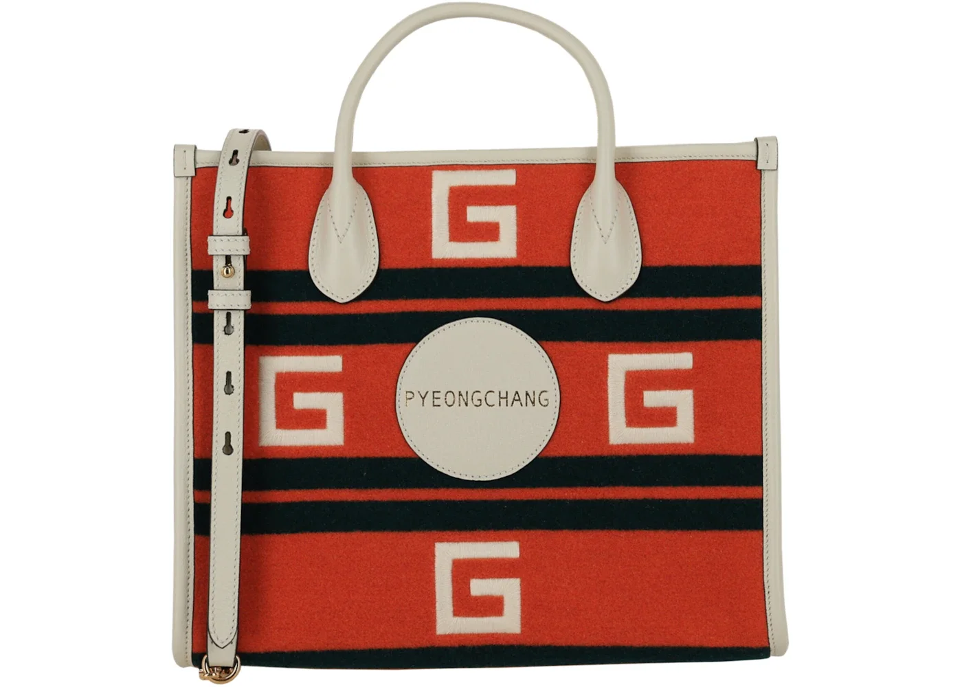 Gucci Pyeongchang Small Embroidered Tote Multi - 1