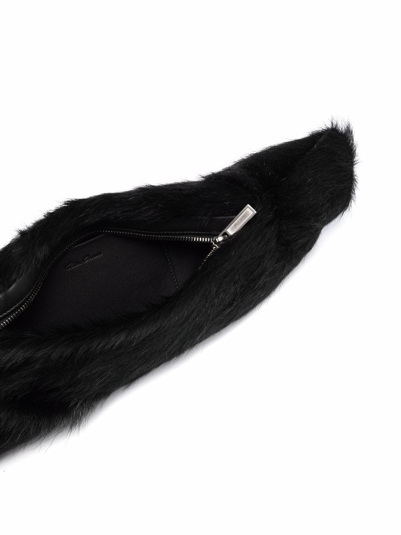 fur twisted clutch bag 5