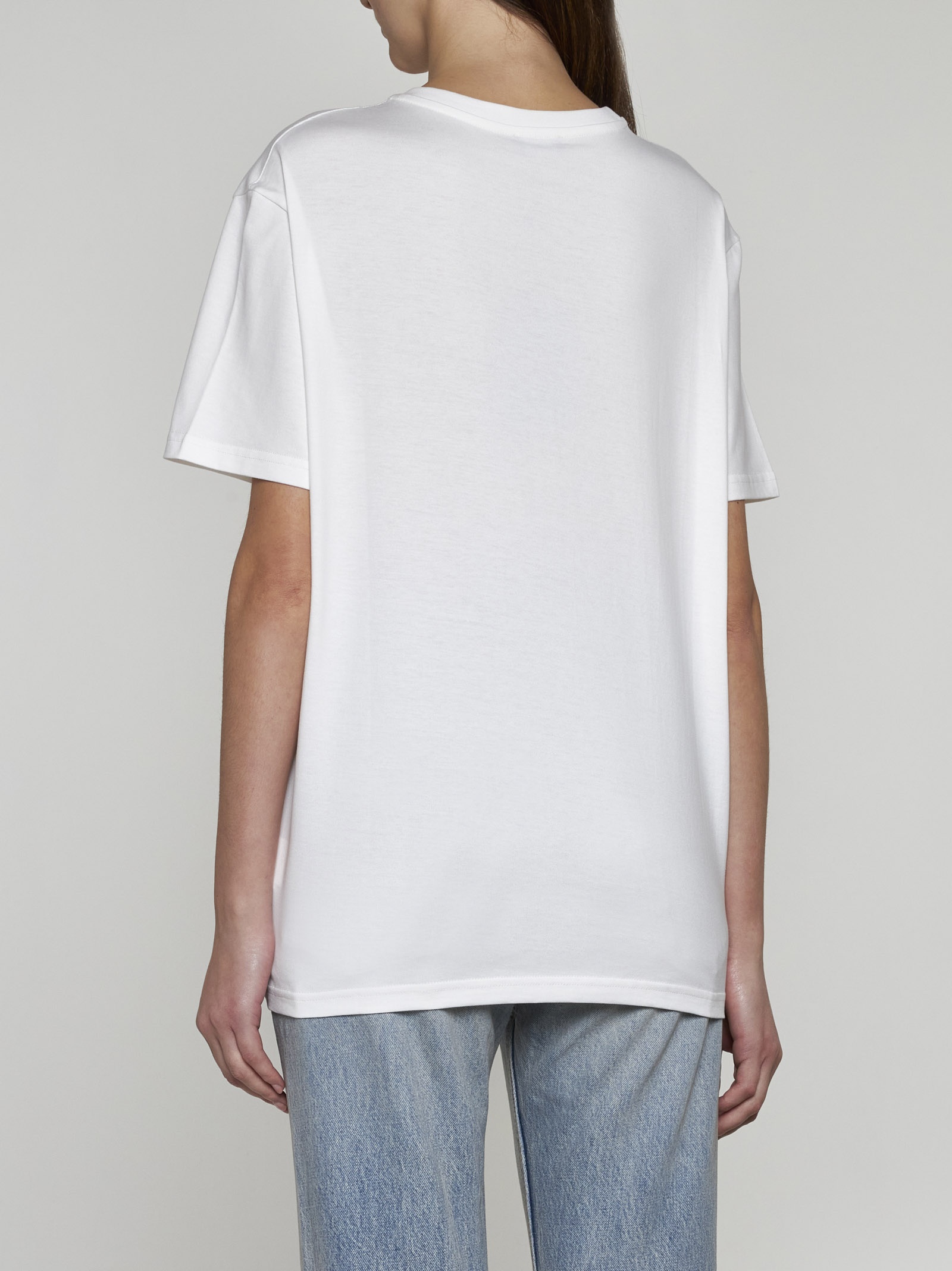 Pegaso logo cotton t-shirt - 4