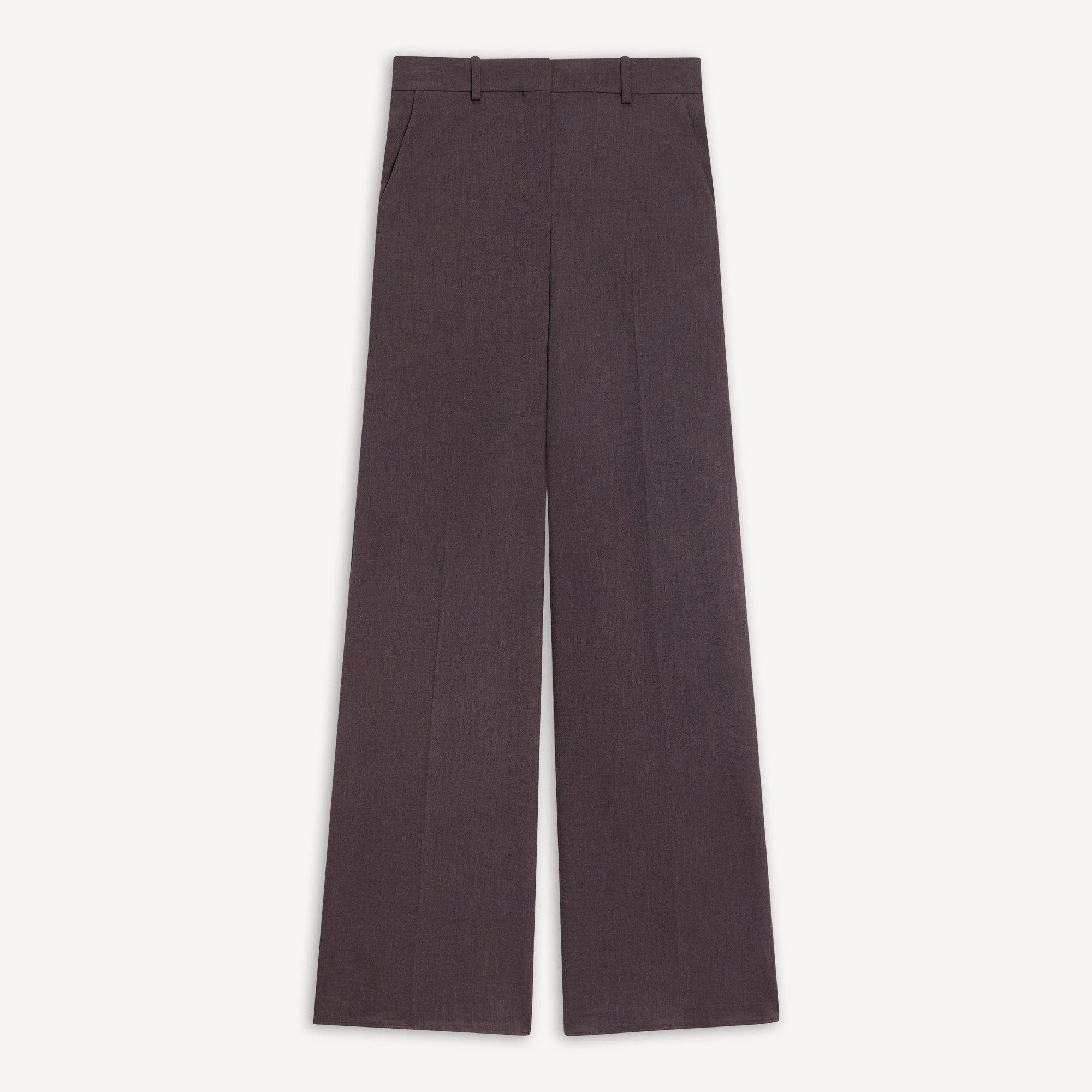 Fluid Flare Pant, 33’’ in Mélange Crepe - 1