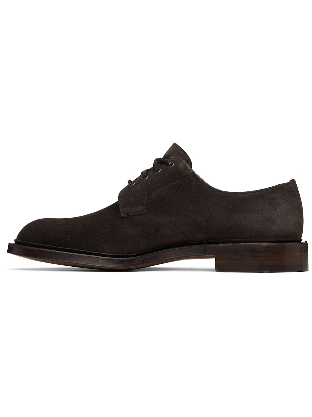 Brown Suede August Goodyear Welted Derbys - 3