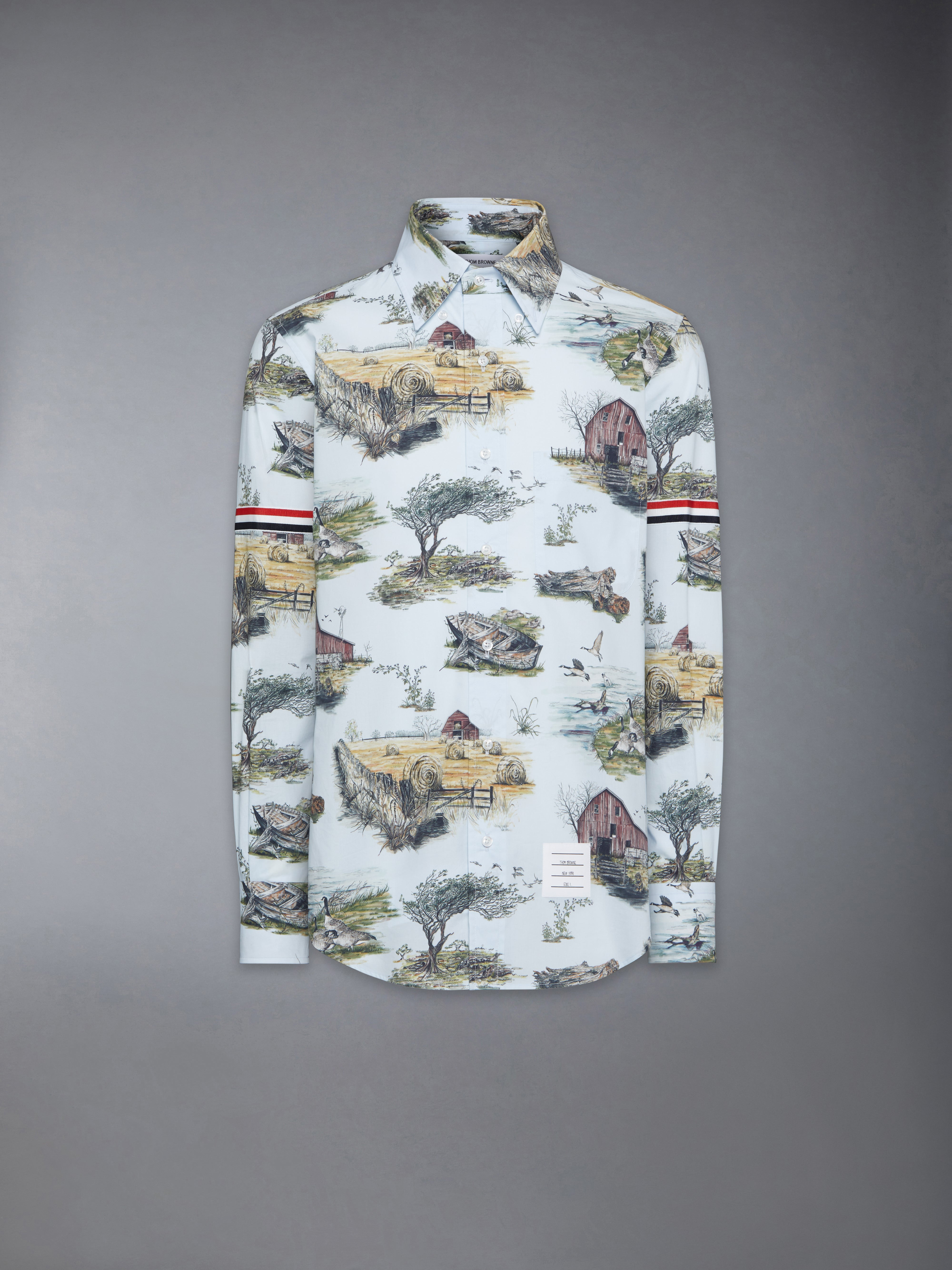 SCENIC TOILE COTTON POPLIN SHIRT - 1