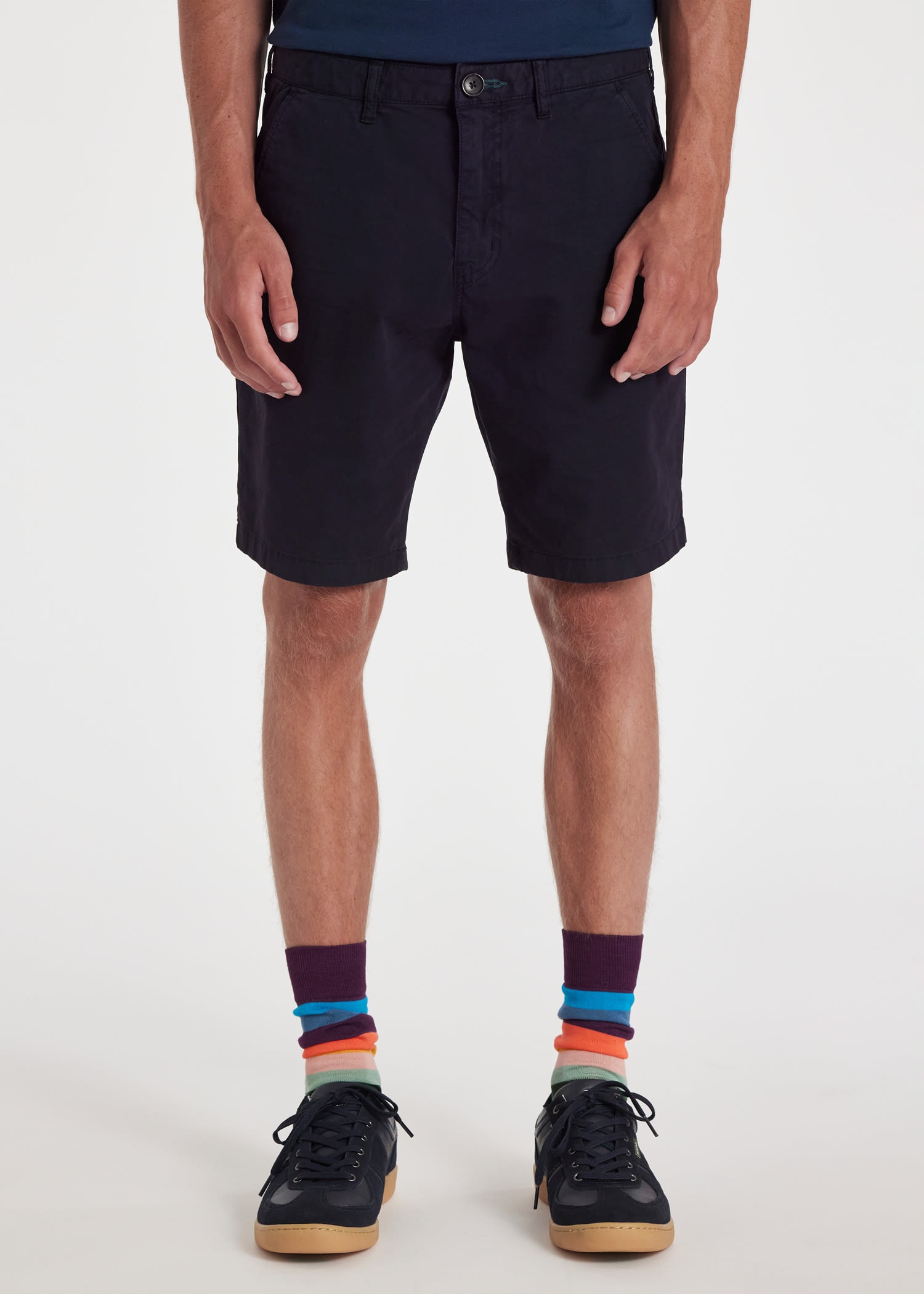 Cotton-Blend Zebra Logo Shorts - 2