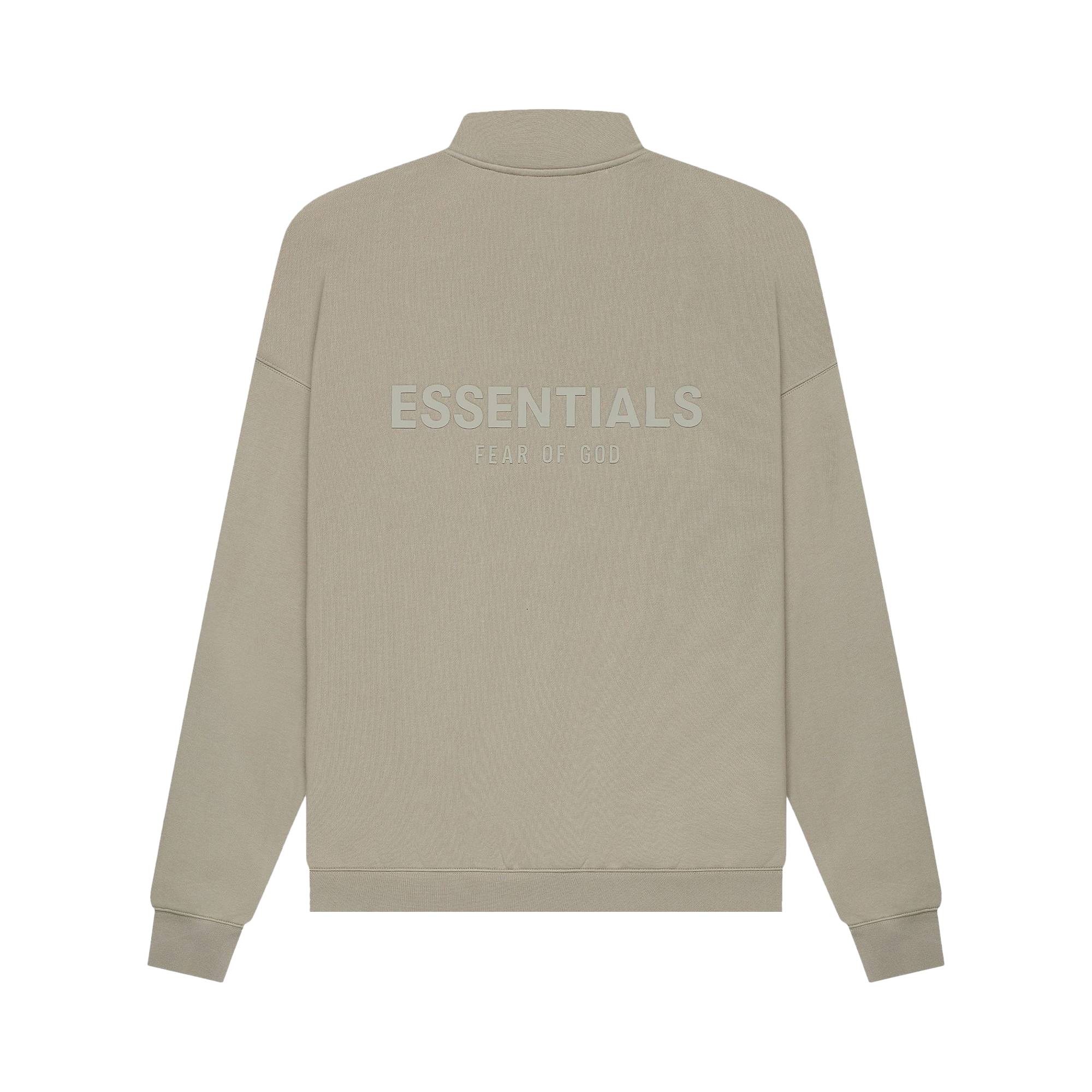 Fear of God Essentials Mockneck Half Zip 'Moss' - 2