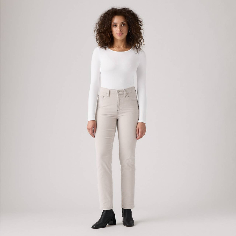 724 HIGH-RISE STRAIGHT CORDUROY WOMEN'S PANTS 2